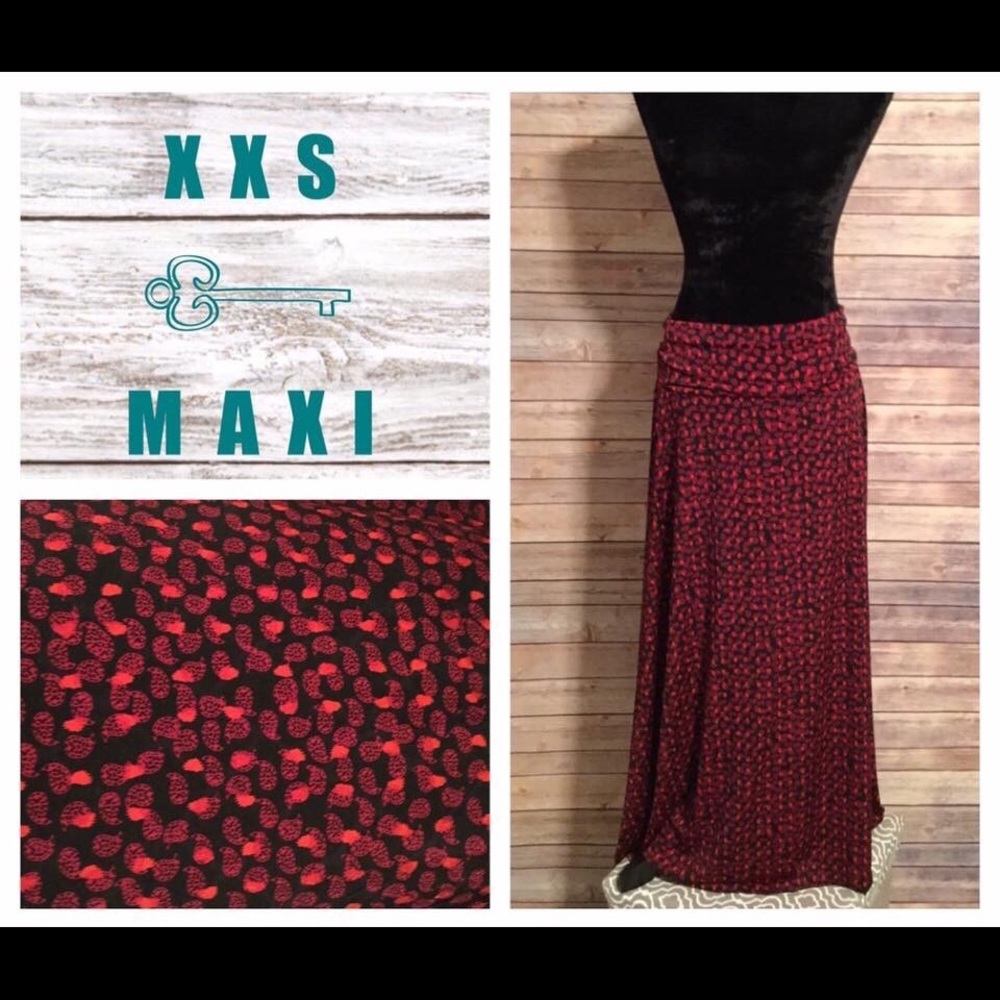 XXS Lularoe Maxi Skirt NWT