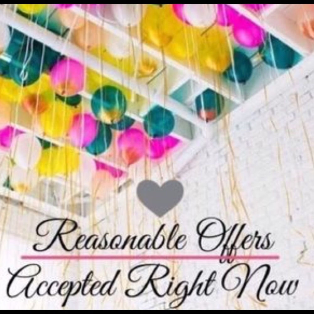 Accepting all reasonable offers right now!!