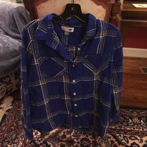 Blue flannel