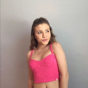 Hollister Pink Crop Top