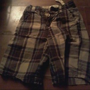 Boys plaid shorts