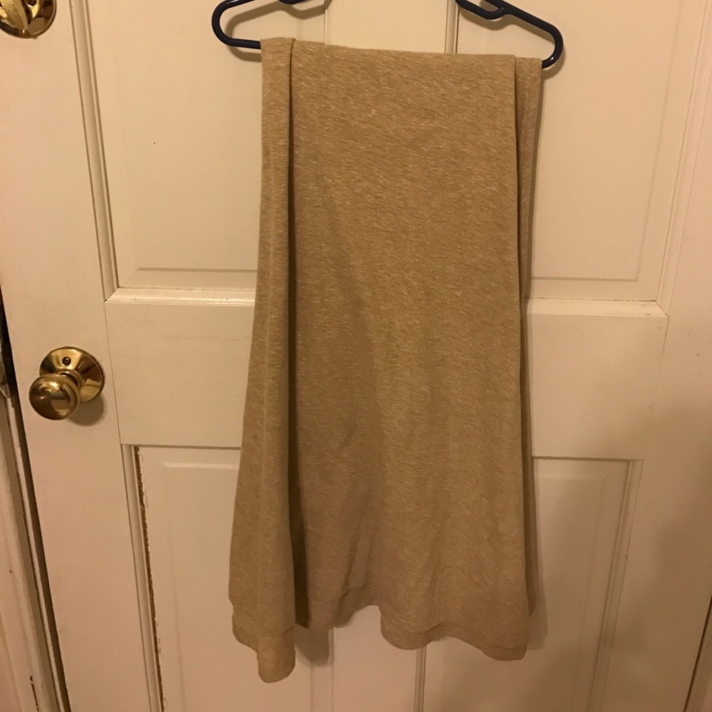XS LLR Tan Maxi Skirt