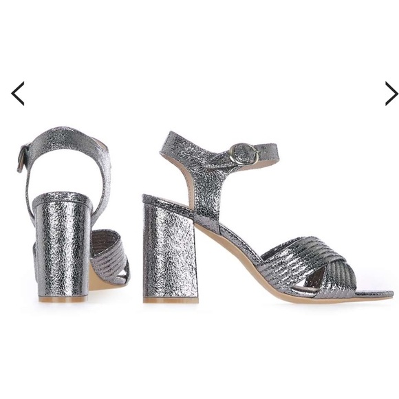 TopShop RADIANT Metallic Sandals - Picture 2 of 5