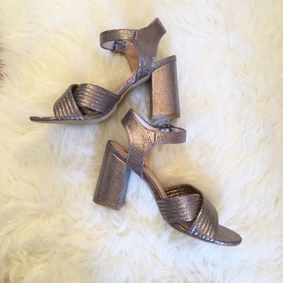 TopShop RADIANT Metallic Sandals - Picture 3 of 5