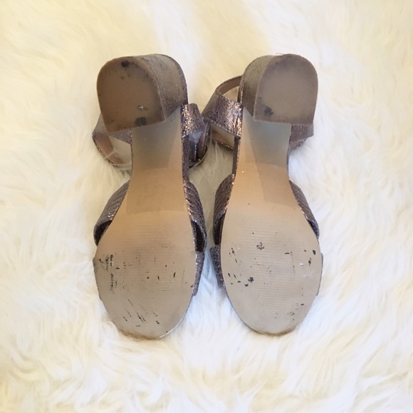 TopShop RADIANT Metallic Sandals - Picture 4 of 5
