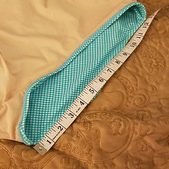 Carolina Blues Teal & White Checked Tankini - Picture 6 of 6