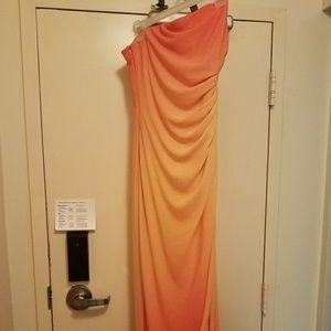Ombre prom dress