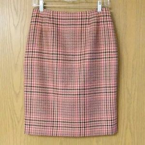 TALBOTS Wool Houndstooth Skirt Sz.6