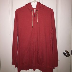 Long Zip-up Hoodie