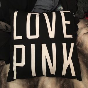 PINK throw pillow