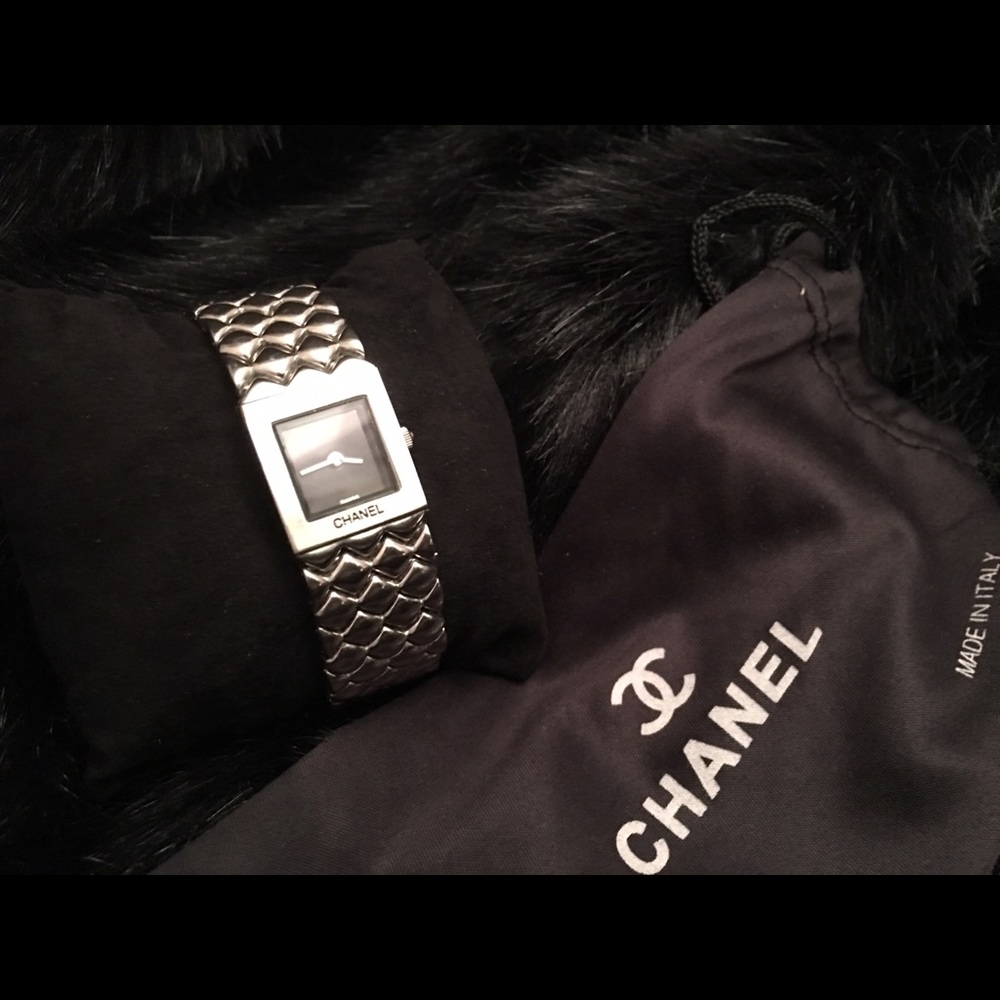 SOLD! Vintage Chanel Matelasse Watch