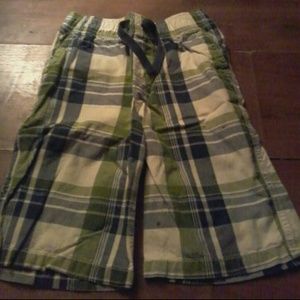 Boys plaid shorts