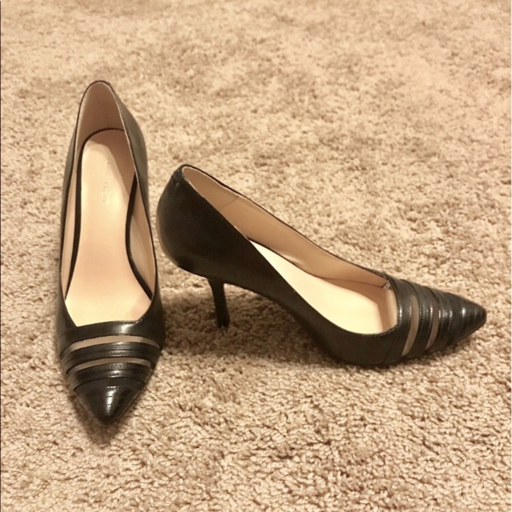Nine West black heels size 8 1/2