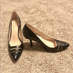 Nine West black heels size 8 1/2