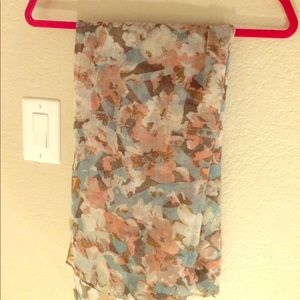 Water color fall summer scarf