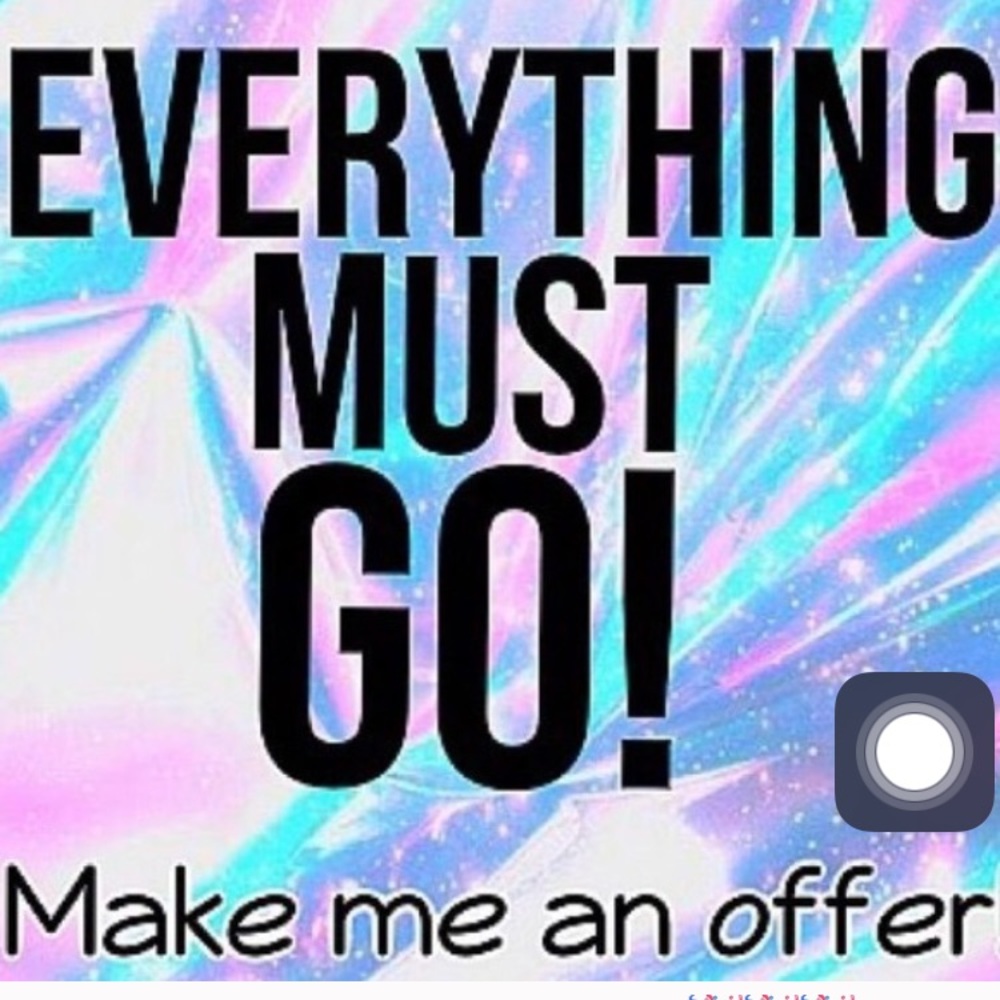 Everything must go! Accepting offers.