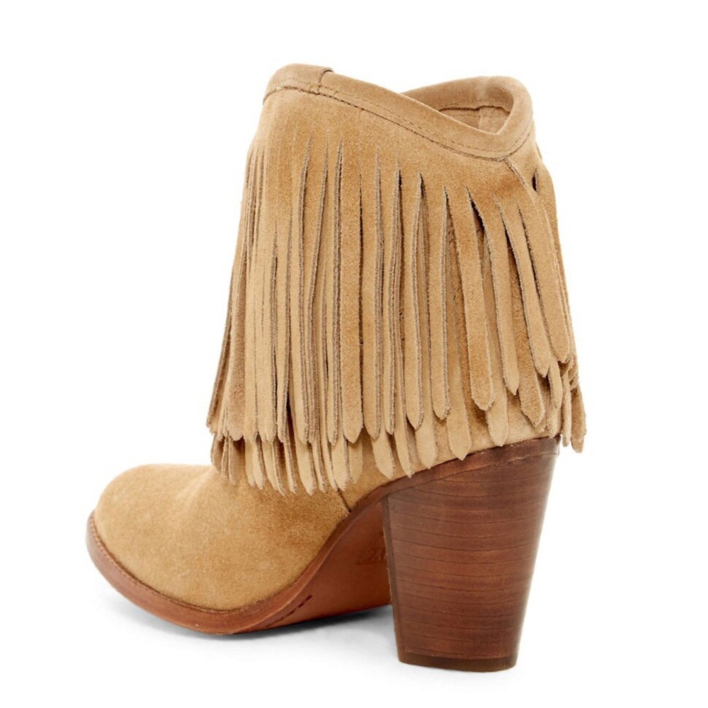 🎉HP🎉🎁 Frye Ilana Fringe Short Bootie - Size 7.5 - Picture 4 of 5