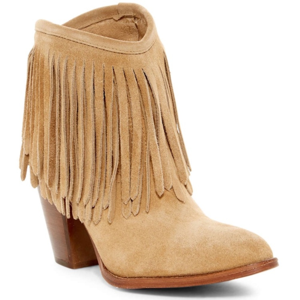🎉HP🎉🎁 Frye Ilana Fringe Short Bootie - Size 7.5 - Picture 2 of 5