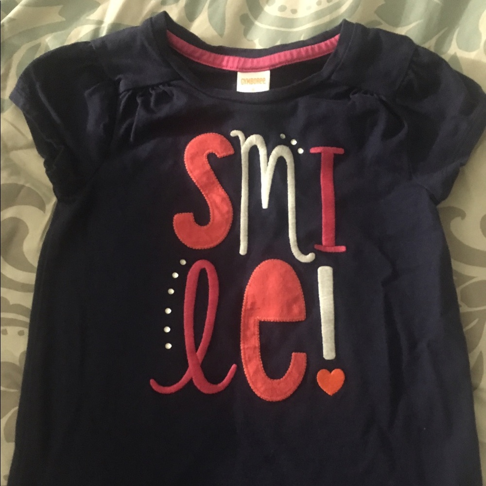 Girls Navy Gymboree SS Tshirt