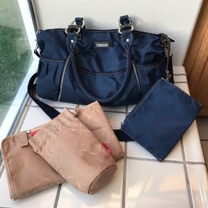 Storksak Olivia Diaper Bag in Navy