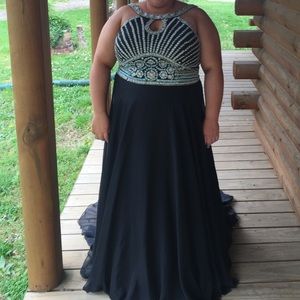 Black Rachel Allen PROM dress
