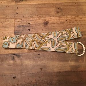 J.Crew patterned belt