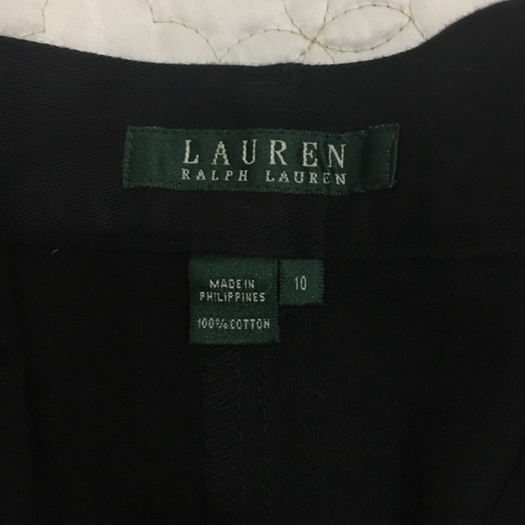 NWT! Black Ralph Lauren shorts (size 10) - Picture 2 of 4