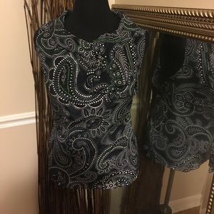 Paisley Sleeveless Top