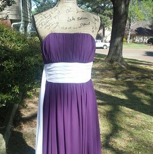 Bari Jay Purple Dress Formal Prom