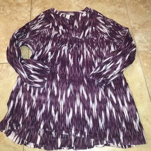 Lucky Brand 3/4 Tunic size Medium