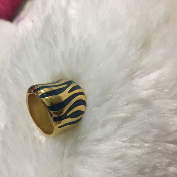 Blue stripes ring - Picture 2 of 2