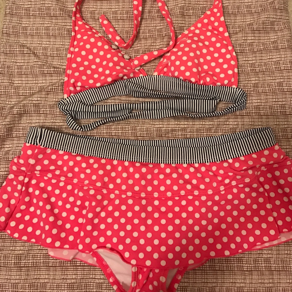 Itsy Bitsy Teenie Weenie PINK Polkadot Bikini 👙