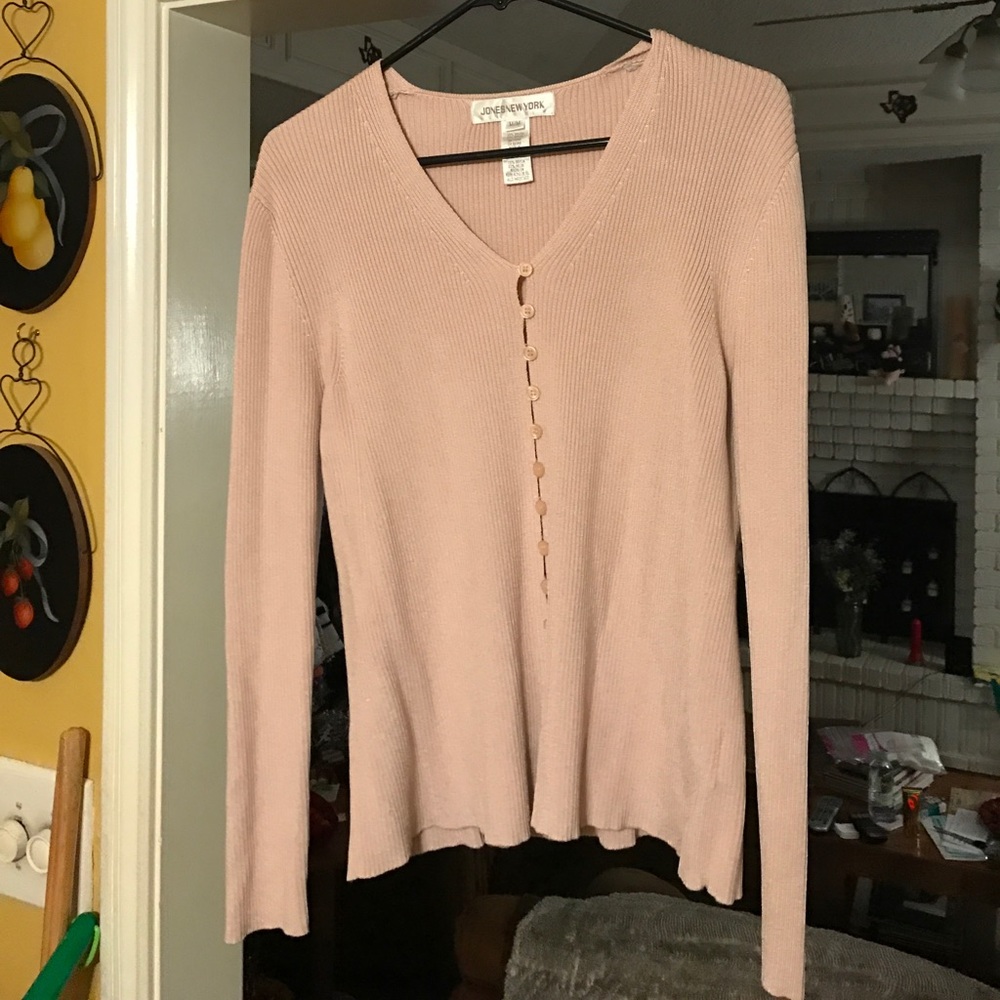 Jones New York dusty rose Sweater