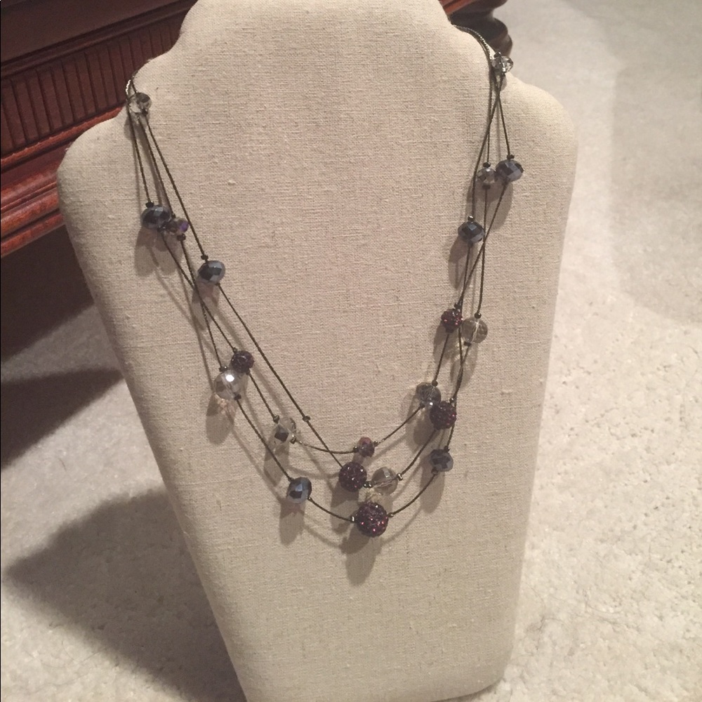 White House Black Market beaded necklace