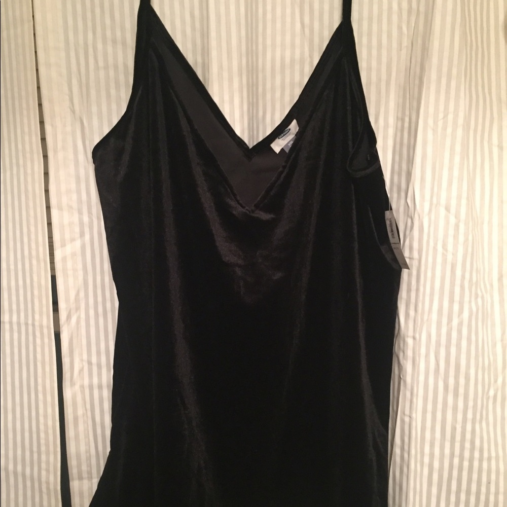 Velour Black Top