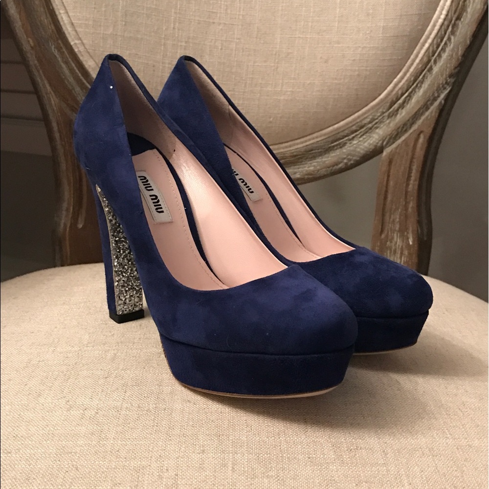 Miu Mui platform pumps