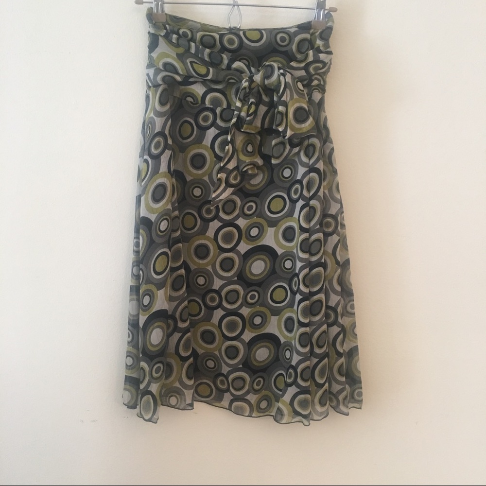 Cute green black design skirt