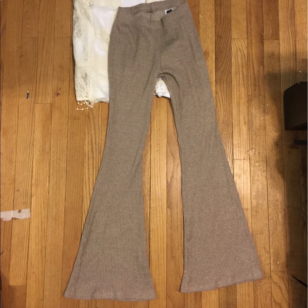 New ribbed boho chic stretchy summer pant