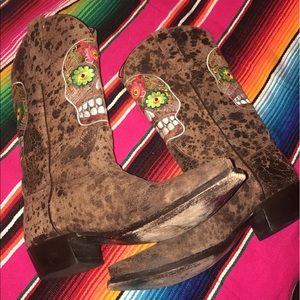 Macie Bean Sugar skull boots