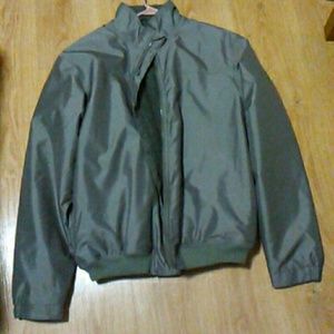 Polo jacket fleece inside color grey like new