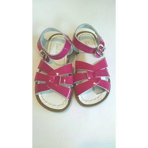 New Girls Pink Saltwater Sandals