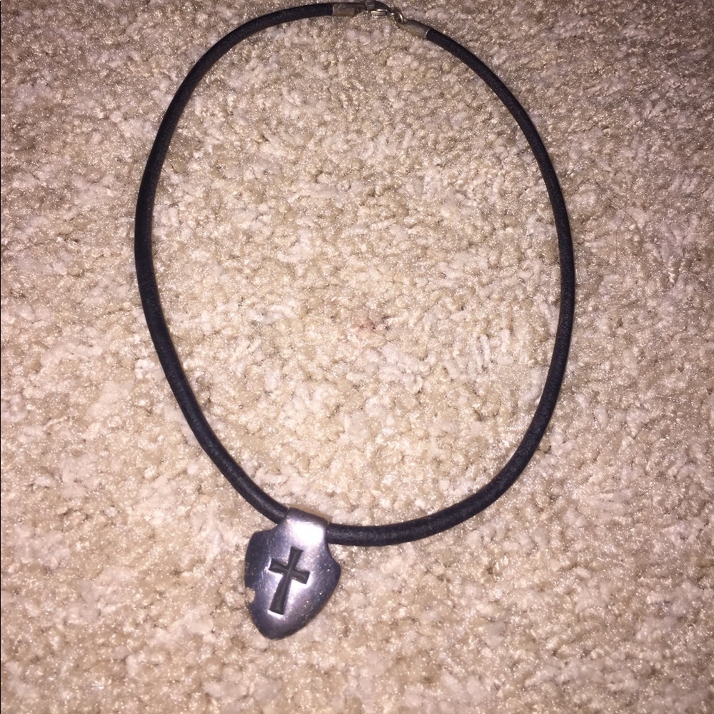 james avery leather necklace