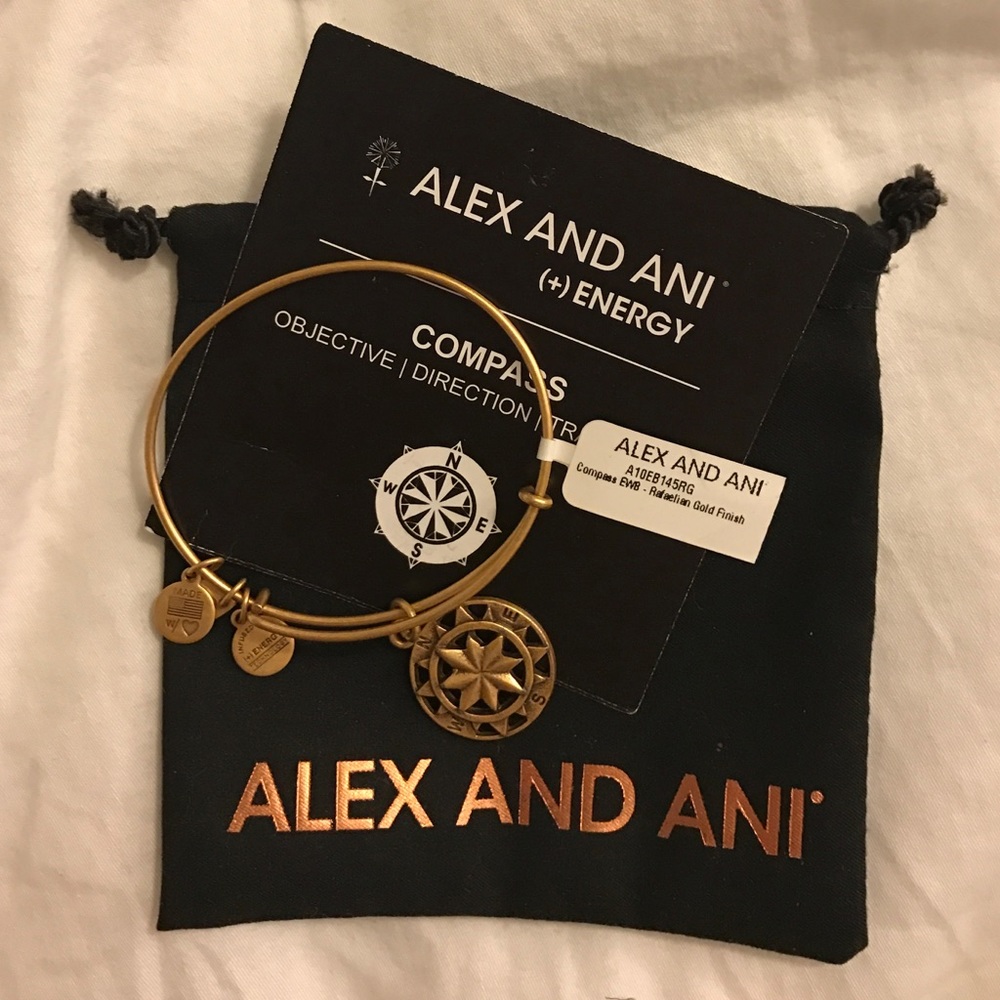 Alex and Ani bracelet Compass