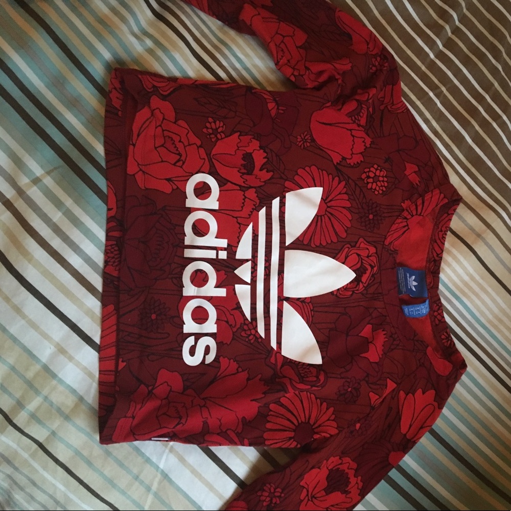 adidas cropped longsleeve