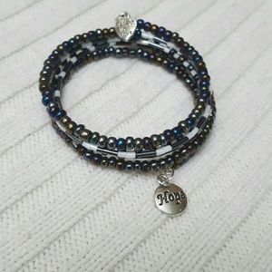 Memory wire bracelet