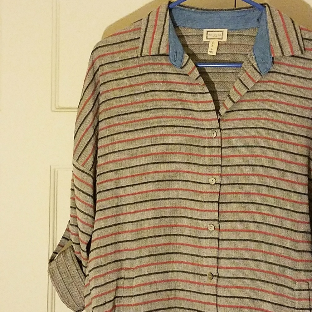 Movint button up shirt dress