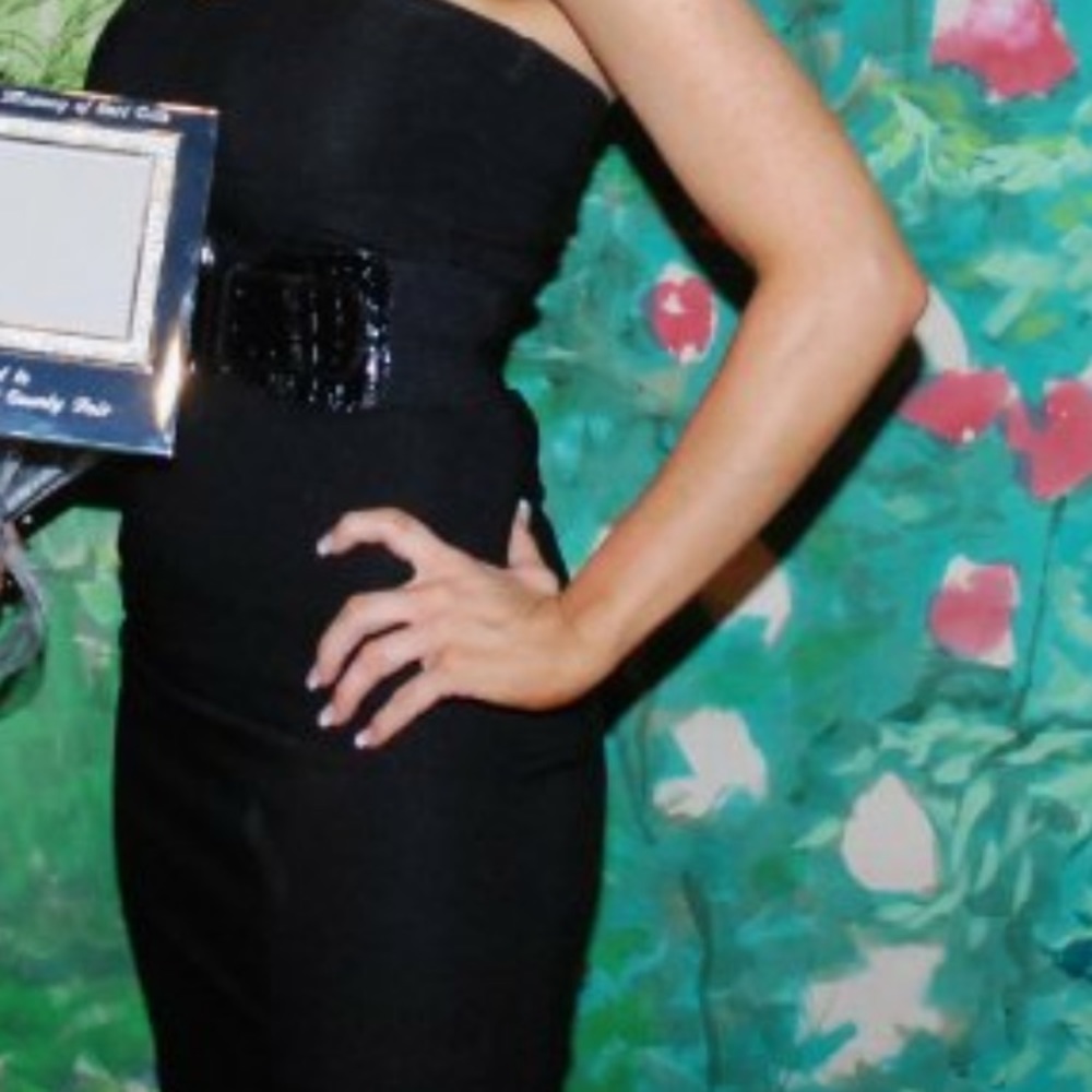 Simple black dress