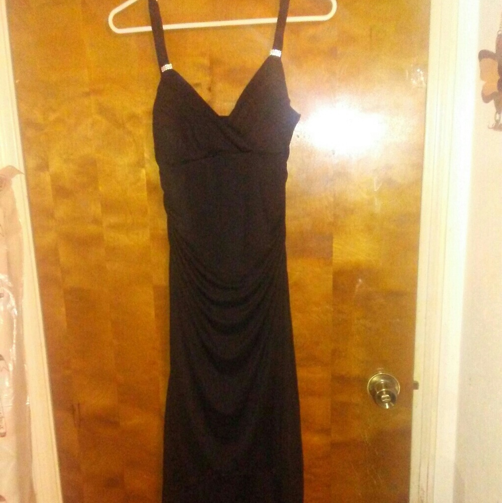 Black cocktail dress