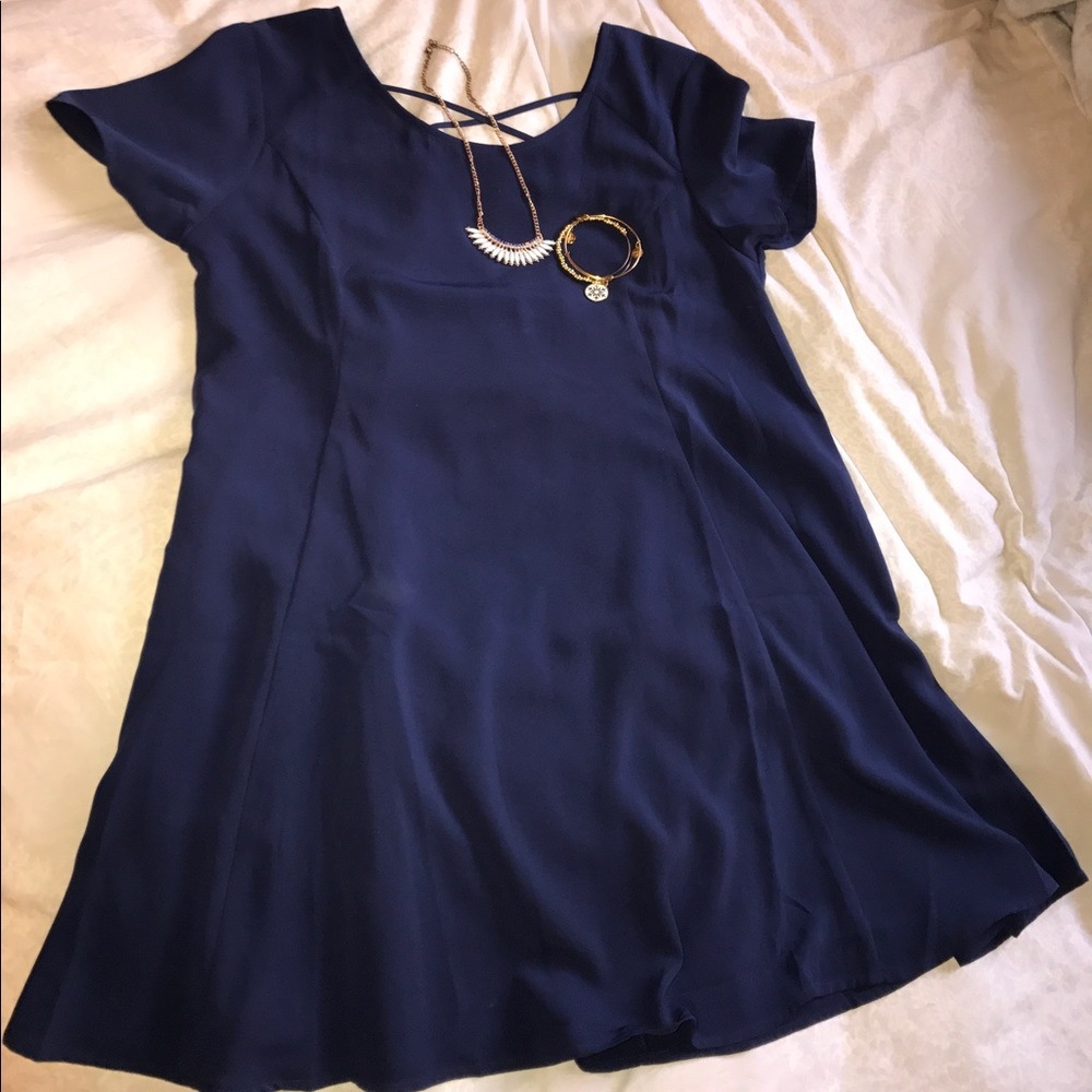 LUSH Navy Blue Dress