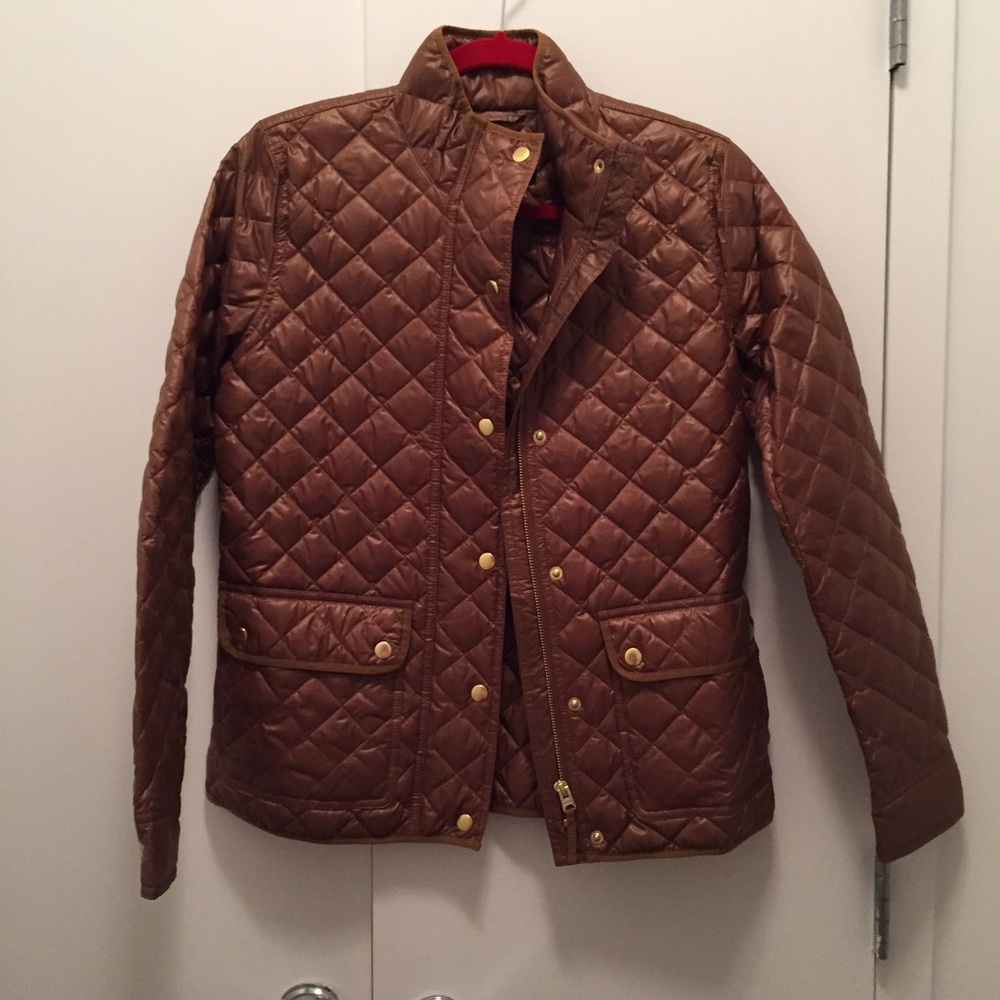 Spring JCrew Jacket with Gold Hardware